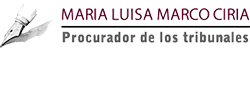 María Luisa Marco Ciria, Procuradora de los Tribunales